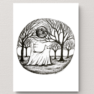 Cat Ghostie - Fine Art Print