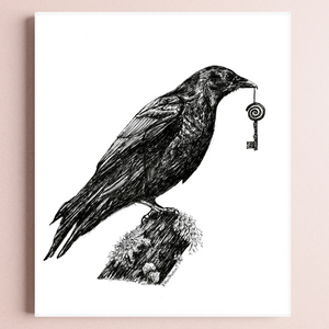 Corvid's Gift -Fine Art Print