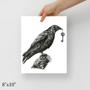 Corvids Gift - Crow Fine Art Print