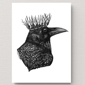 Holly Queen - Raven Fine Art Print