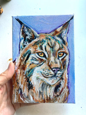 Secret Keeper - Original Lynx Painting