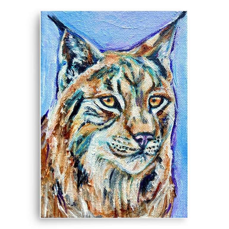 Secret Keeper - Original Lynx Painting