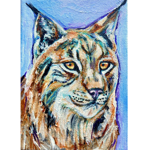 Secret Keeper - Original Lynx Painting