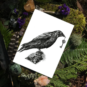 Corvids Gift - Crow Fine Art Print