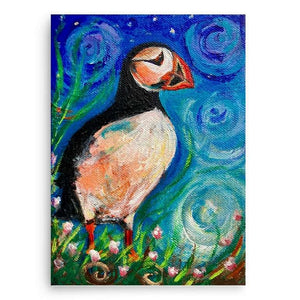 Midsummer Puffin - Original Painting