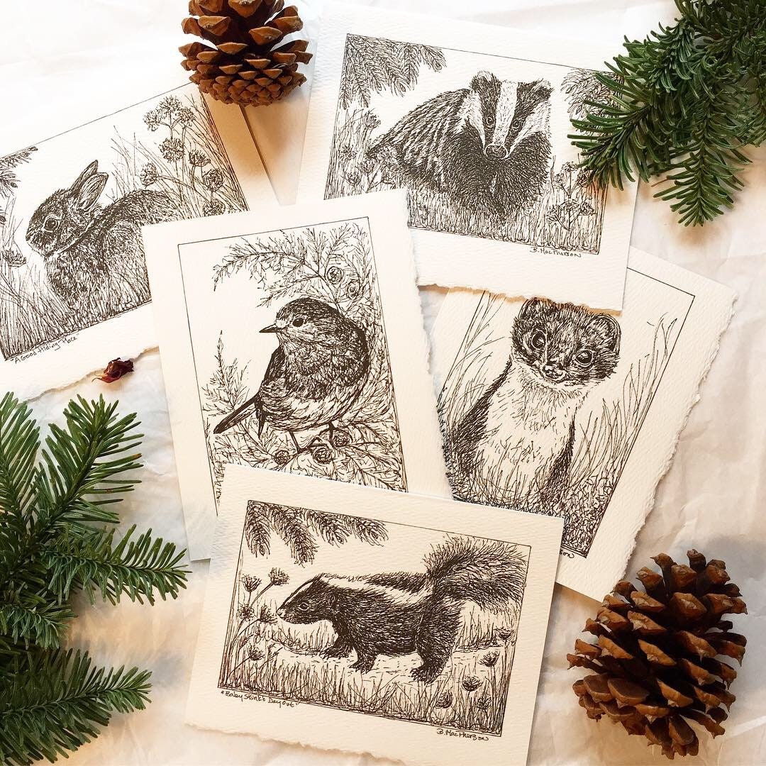 Woodland Creatures Notecard Set